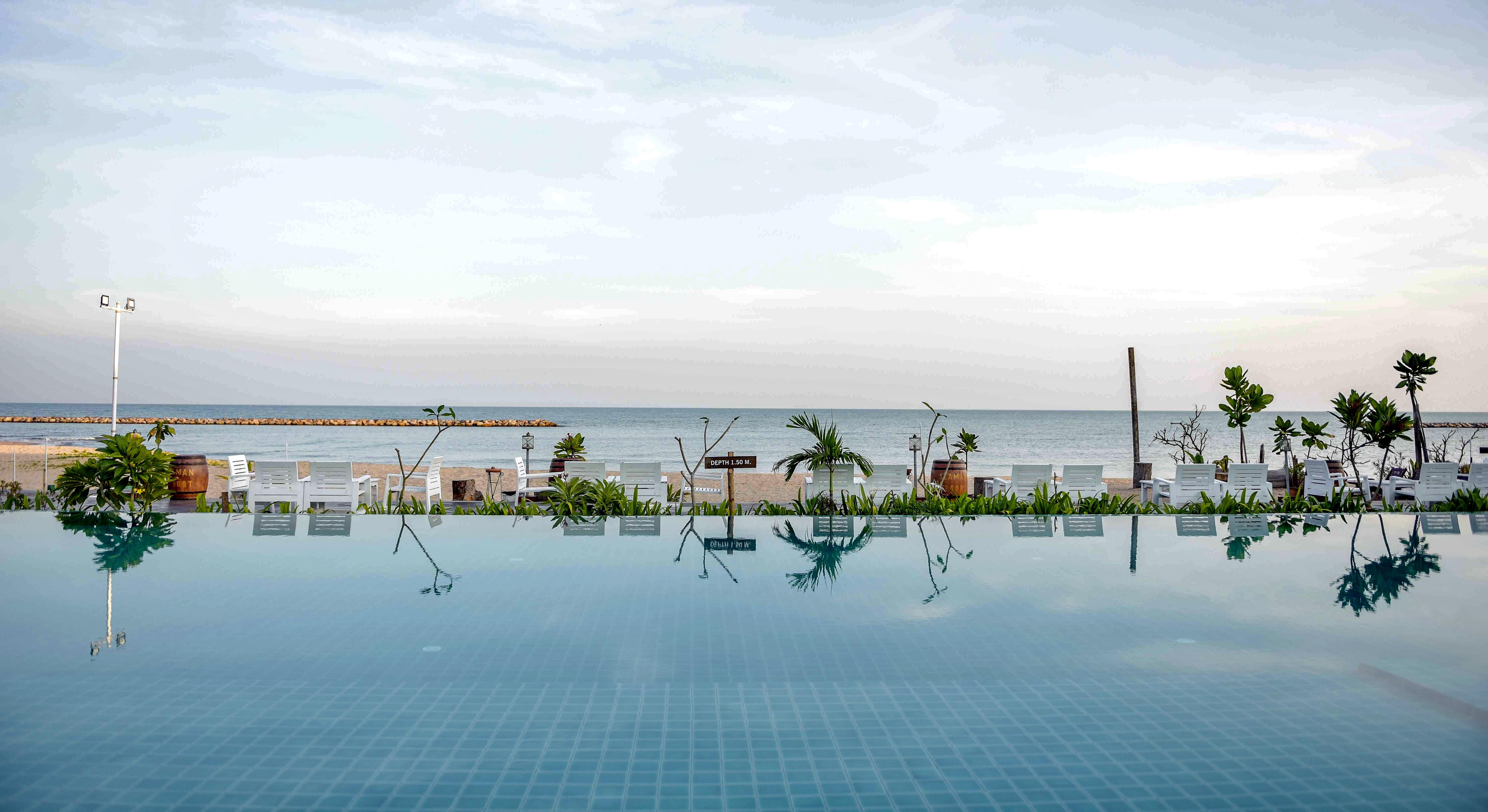 Seaman Resort Haad Chao Samran Bagian luar foto